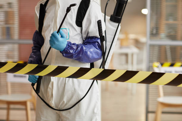 Professional Biohazard Cleanup technician working in Sanford, NC